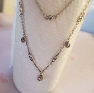 PANDORA Droplet layered Necklace